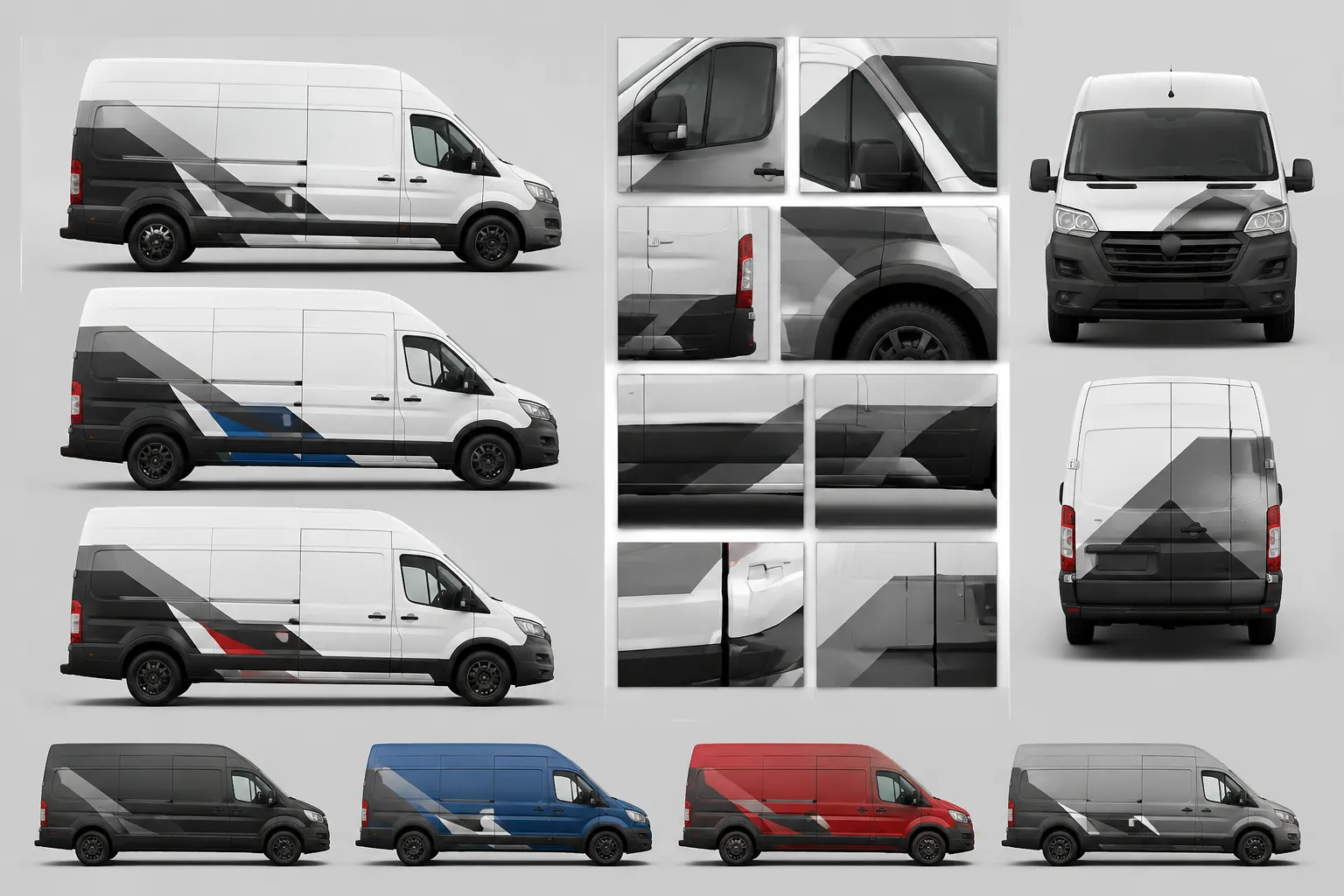 Fleet logo placement, colorway, scale, and sponsor hierarchy review points