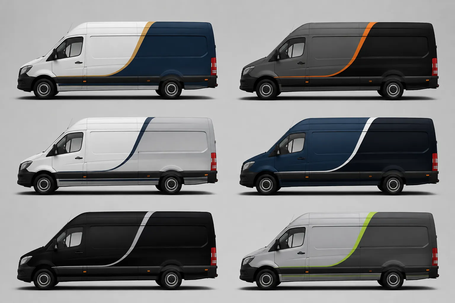 Fleet colorway comparison showing dominant fields, accent structure, sponsor tier, and identity cues